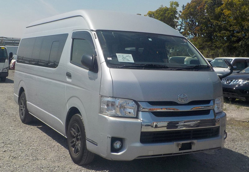 Used Toyota Hiace Mini Buses 2016 Model In Silver Used Cars Stock 65318 Cso Japan